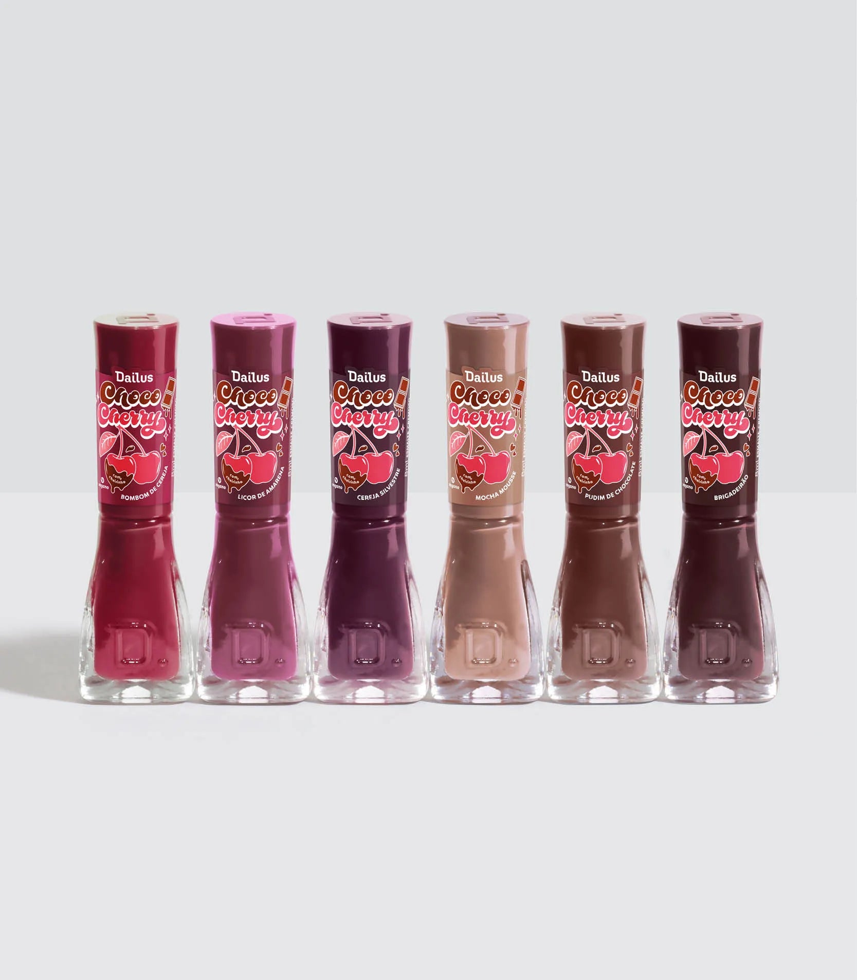 Esmaltes Choco Cherry Dailus - Unidade (8ml) - Cores: